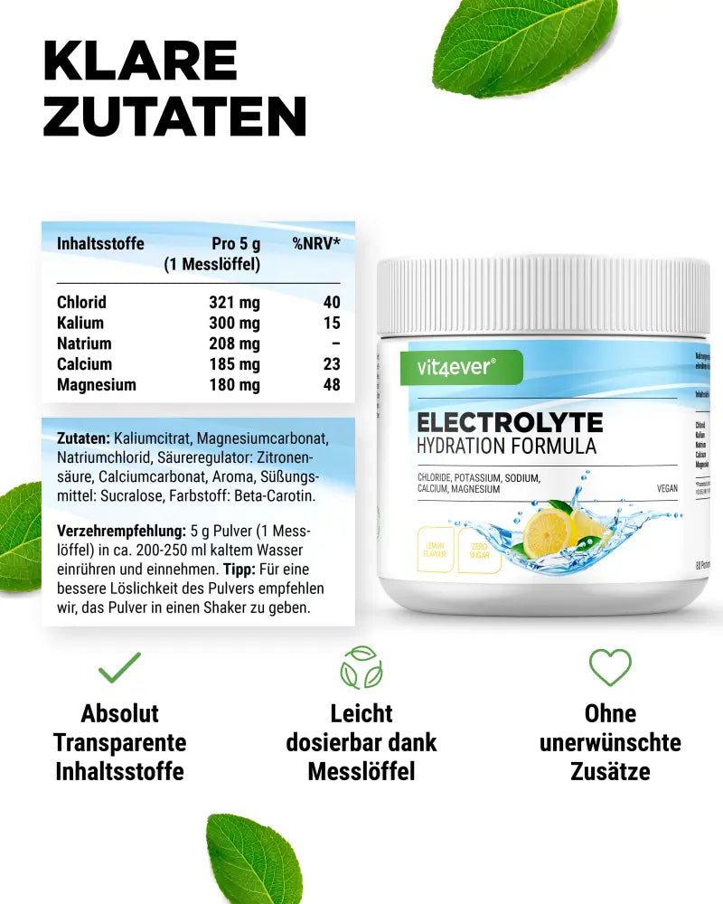 Elektrolyte verschiedene Sorten 400g