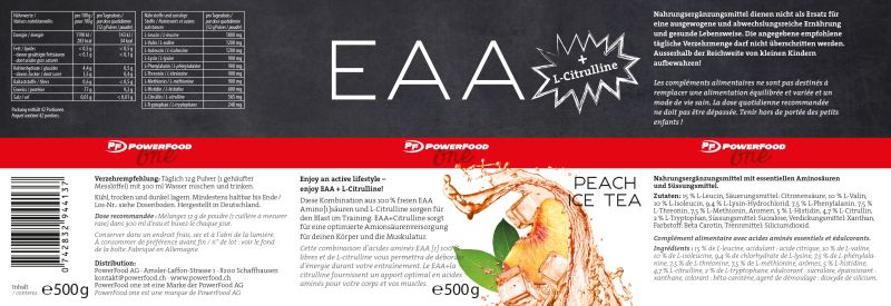 PowerFood One EAA (500G DOSE)