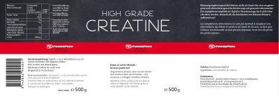 POWERFOOD ONE HIGH GRADE CREATINE (500G DOSE)